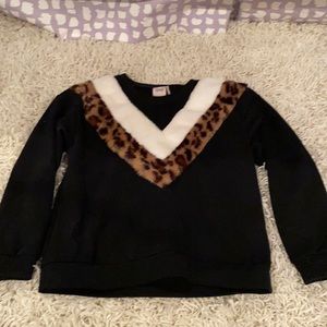 Black white and cheetah sweatshirt!